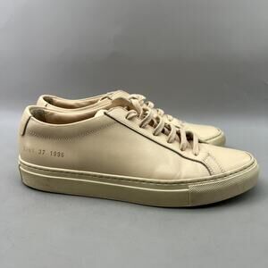 Woman by Common Projects Achilles Shoes Size 7 US, 37 EU Nude Pink Low Sneakers